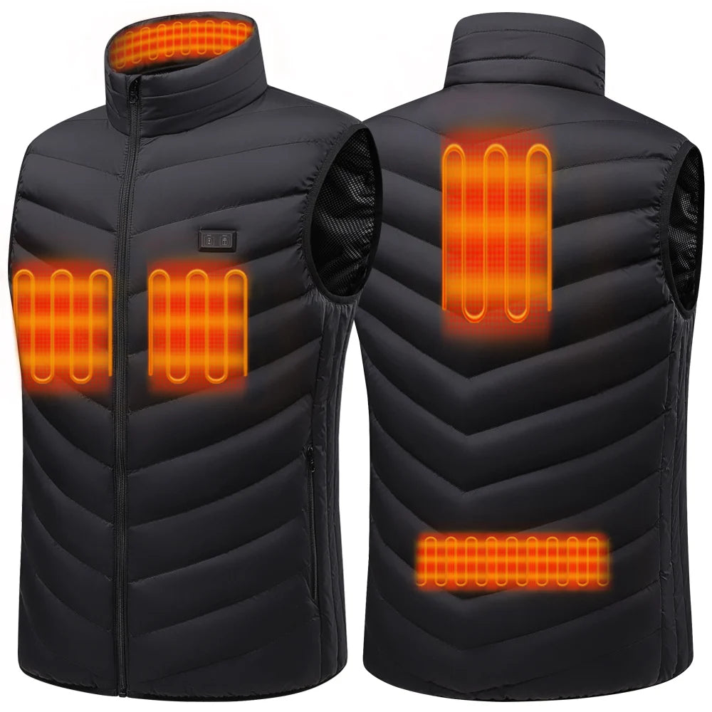 Unisex Heated Vest- Water & Wind Resistant