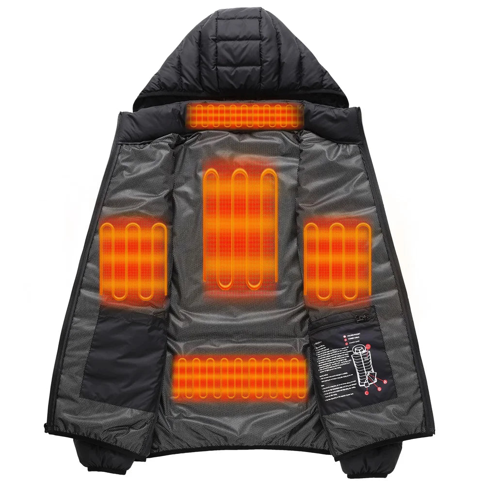 Women's Heated Jacket- USB Rechargeable and Waterproof
