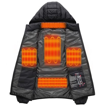 Women's Heated Jacket- USB Rechargeable and Waterproof