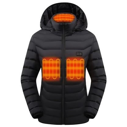 Women's Heated Jacket- USB Rechargeable and Waterproof