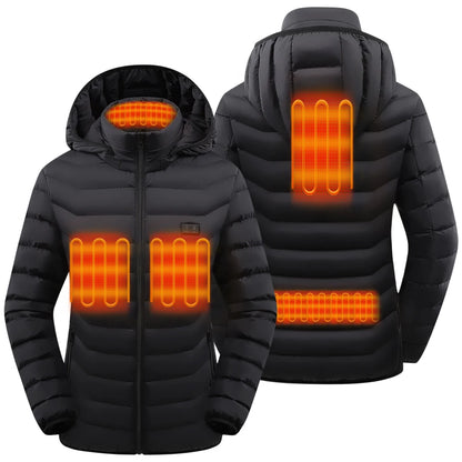 Women's Heated Jacket- USB Rechargeable and Waterproof