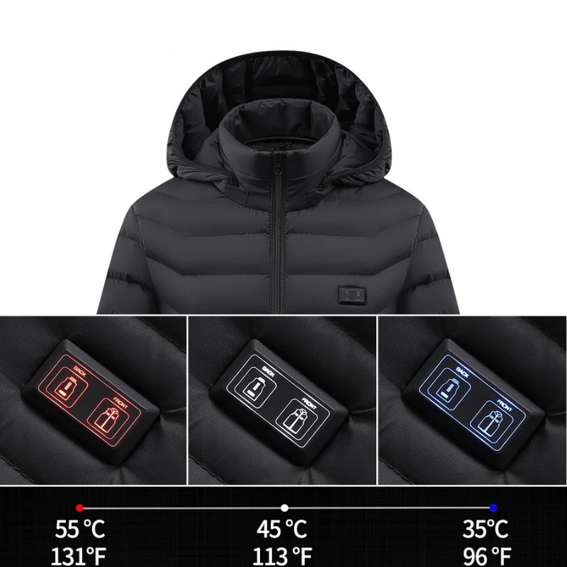 Women's Heated Jacket- USB Rechargeable and Waterproof